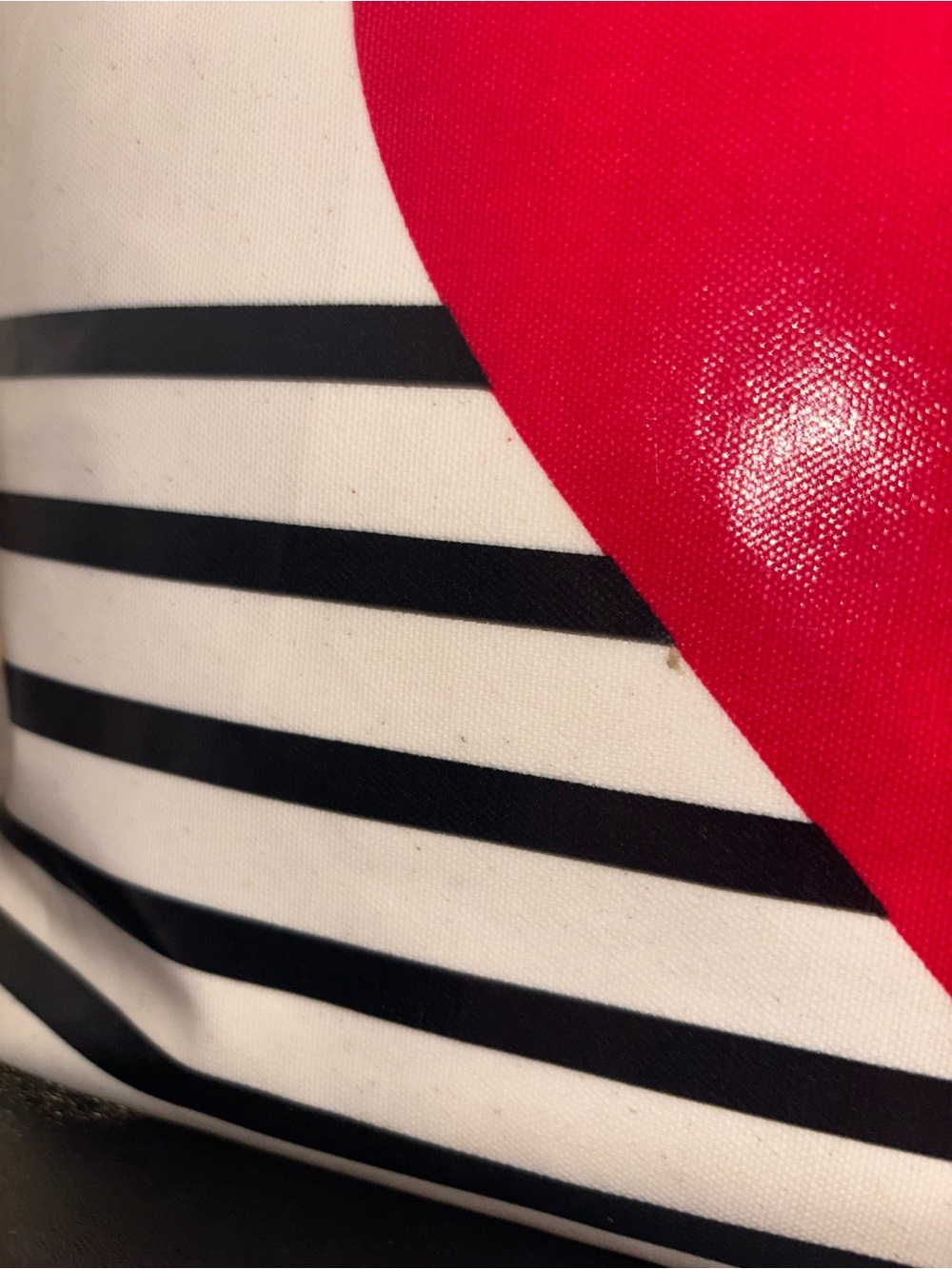 KATE SPADE New York Yours Truly Heart Stripe Hallie Luxury Handbag Purse PROJECT - Picture 2 of 16